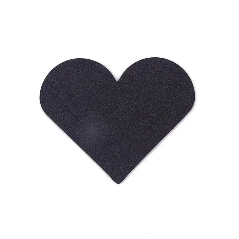 Heart Shaped PU Leather Bookmark Colorful Double Sided Tablet Gift for Book Lovers Readers and Diary Lovers