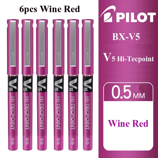 Japan PILOT Gel Pens BX-V5 Art Supplies Color Pen Office Accessories School Student Stationery Can Be Matched with Ink Bladder
