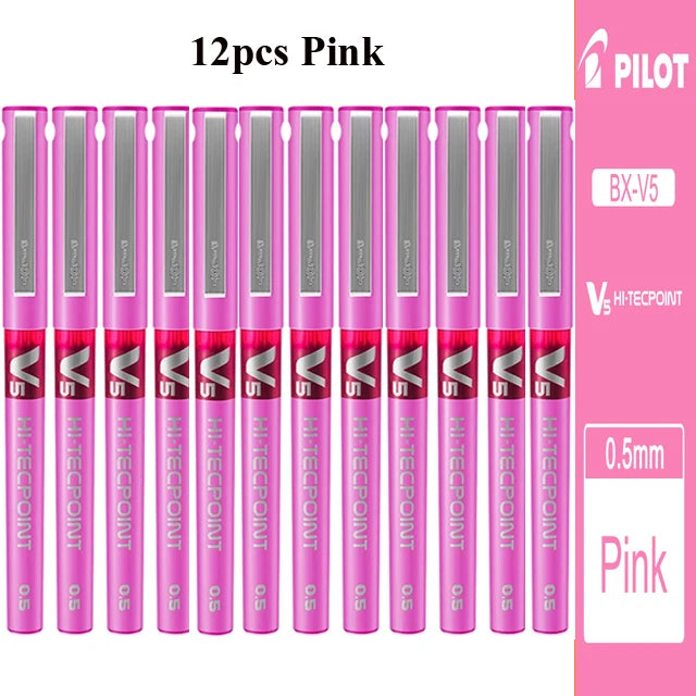 Japan PILOT Gel Pens BX-V5 Art Supplies Color Pen Office Accessories School Student Stationery Can Be Matched with Ink Bladder
