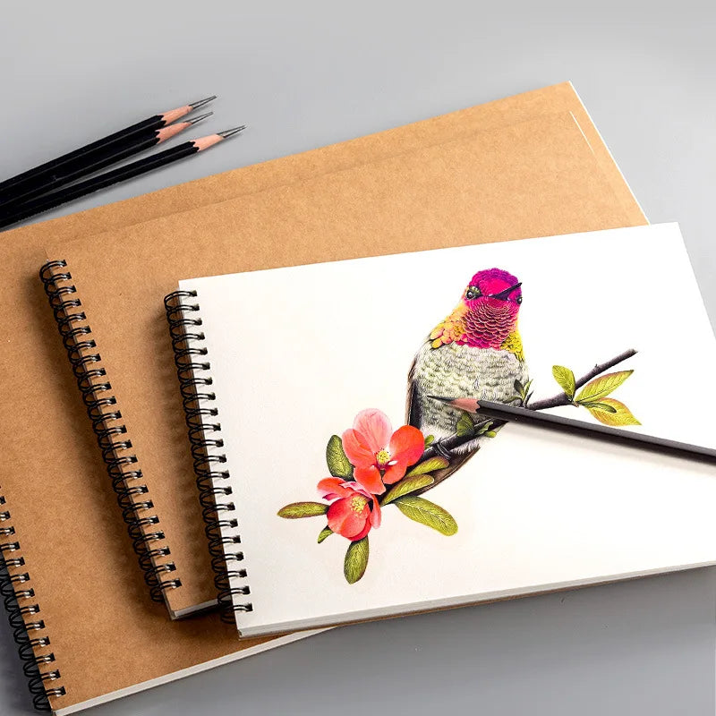 160g Professional Thick Sketchbook Sketch Drawing Paper 30 Sheets A5 A4 16K 8K Drawing Notebook Graffiti Book School Art Supplie