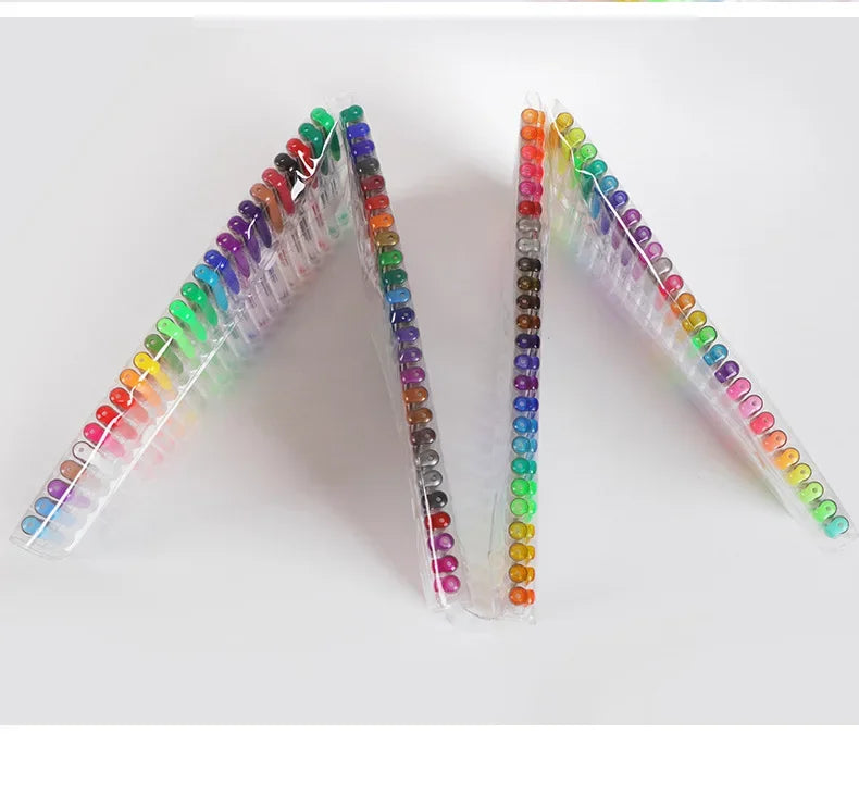 100/5Pcs Gel Pen Set 100 Colored Gel Pens for Coloring Books Drawing Doodle Crafts Scrapbooks Journaling Planner School Supplies