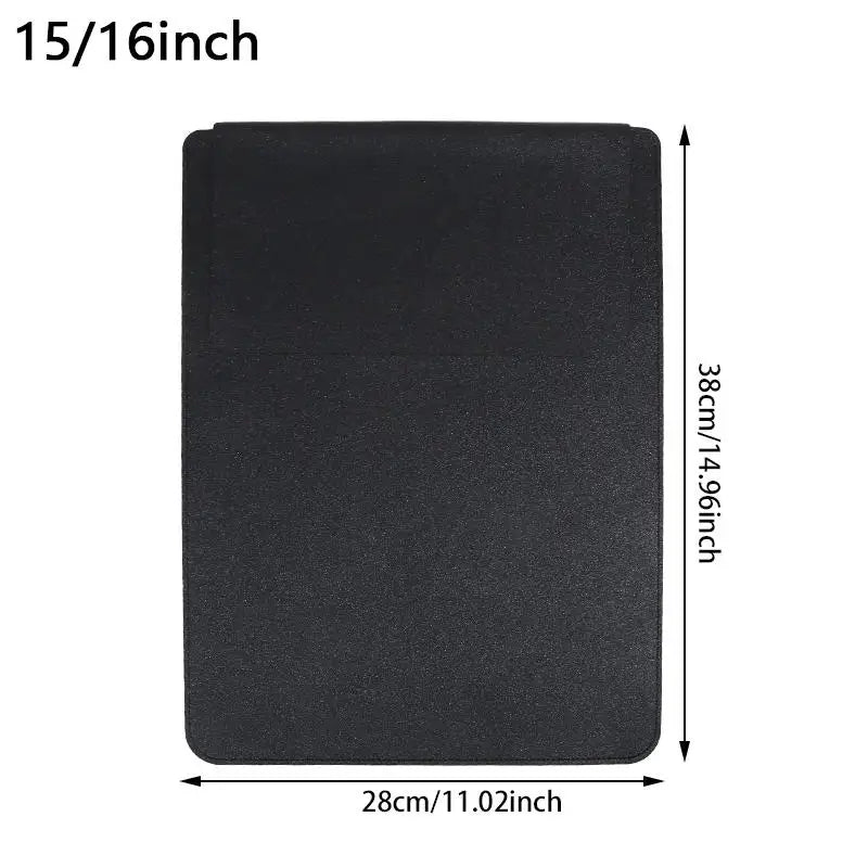 Laptop Bag 11, 12/13, 13.3/14, 15/16 inch Notebook Computer Mouse Pad, Pu Leather Bladder Bag, Computer Bag Accessories
