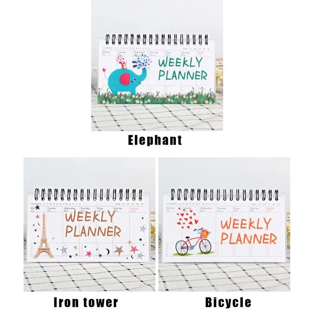 Student Diary Flip Notebook Notebook Agenda Book Diary Planner Weekly Planning Schedule