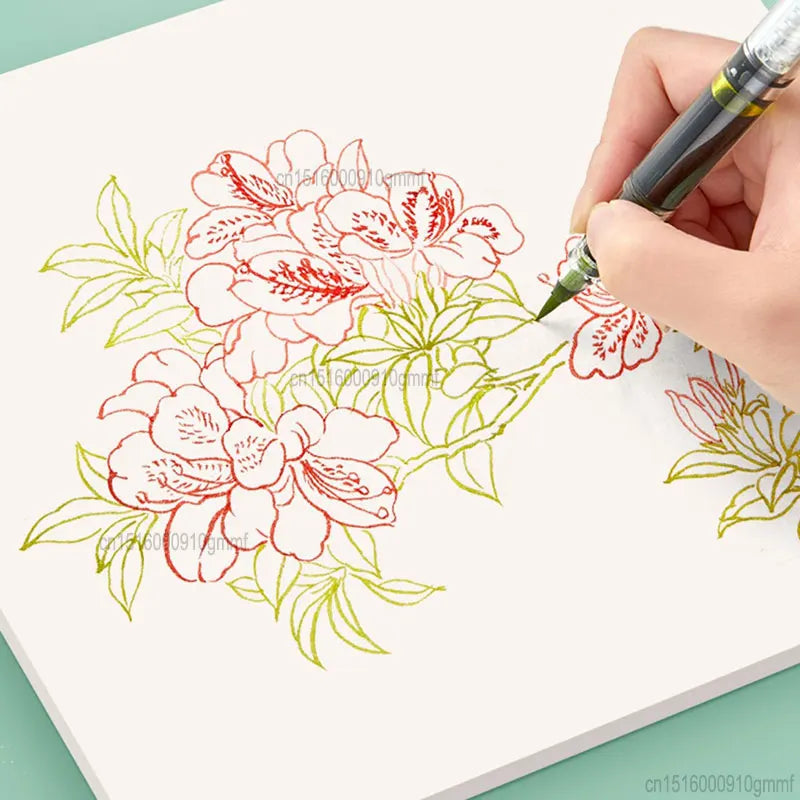 1/10Pcs Set Soft Tip Watercolor Brush Pen Transparent Calligraphy Brush Refillable Ink Fountain Art Drawing Painting Writing Pen