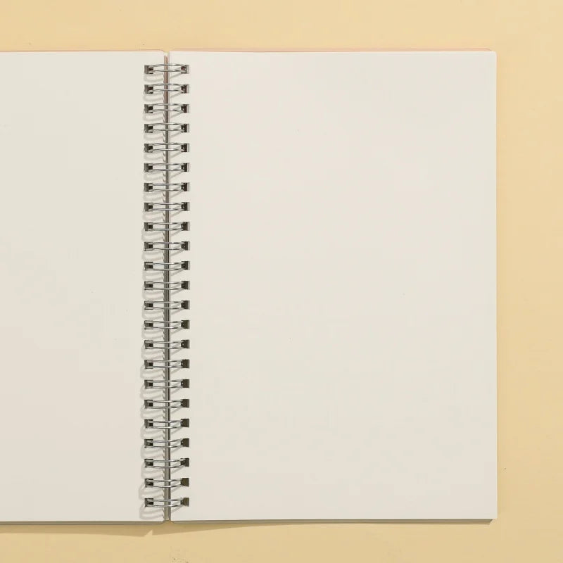 Gradient Spiral Notebook A5 B5 Pastel PP Cover Grid/Lined/Blank Pages 70GSM Paper Aesthetic Stationery for School Office Journal