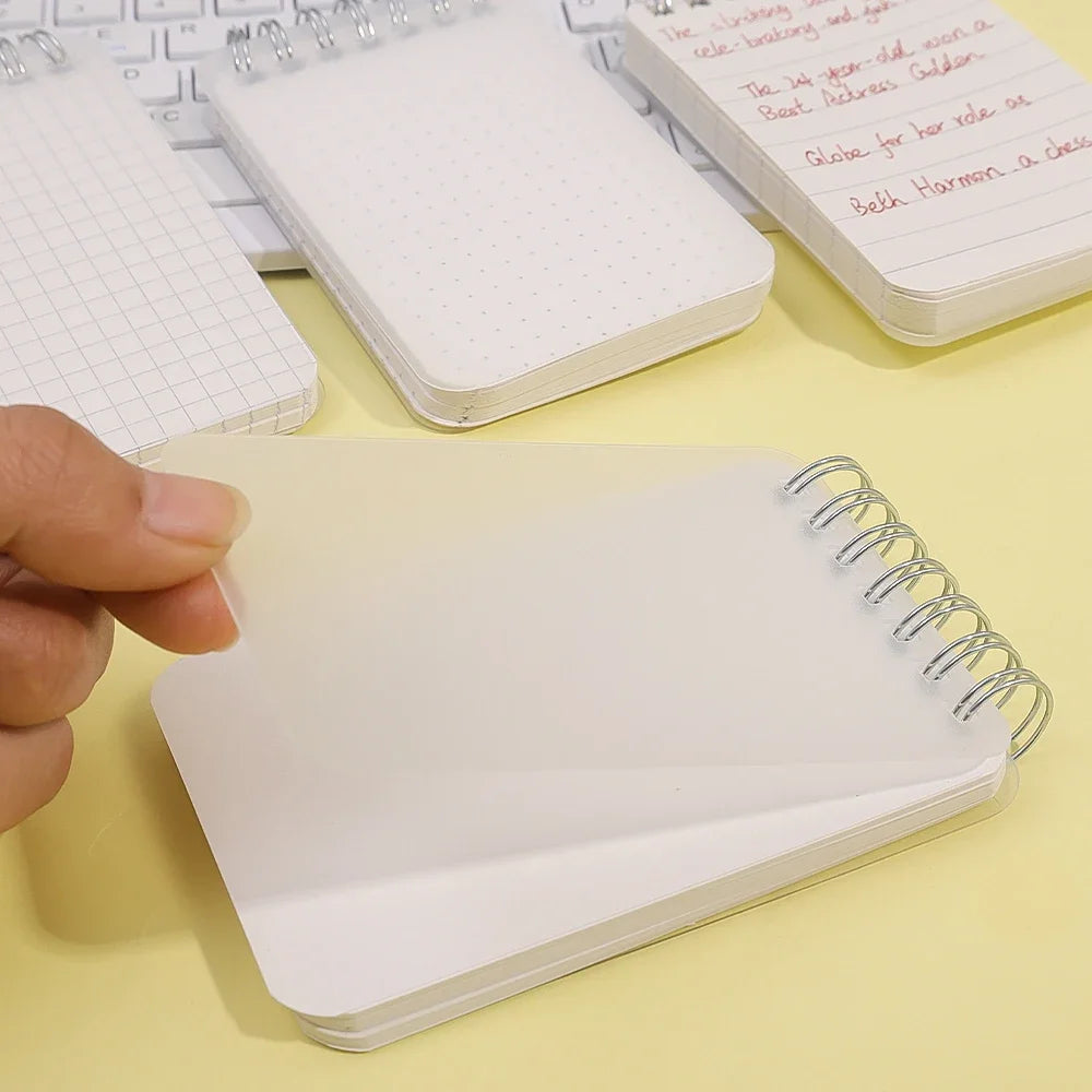 A7 Pocket Notebook Portable Mini Diary Planner Word Books Organizer Small Notepad Coil Booklet School Office Stationery