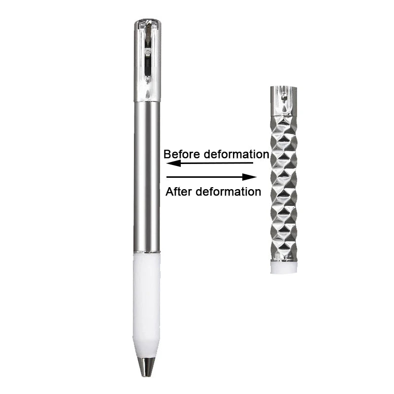 TWBEB 1 Piece Ballpoint Pen Creative Geometric Deformation Decompression Neutral Pens Stationery School Office Supply