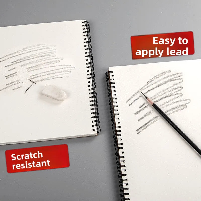 160g Professional Thick Sketchbook Sketch Drawing Paper 30 Sheets A5 A4 16K 8K Drawing Notebook Graffiti Book School Art Supplie