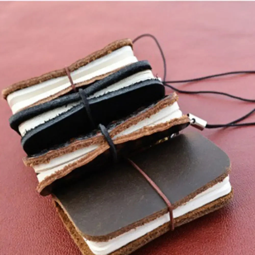 Notebook Core 32 Sheets Mini Notebook Handbook Portable Ultra-small Pocketbook Tiny Loose-leaf Notepad Daily Planner