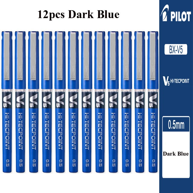 Japan PILOT Gel Pens BX-V5 Art Supplies Color Pen Office Accessories School Student Stationery Can Be Matched with Ink Bladder