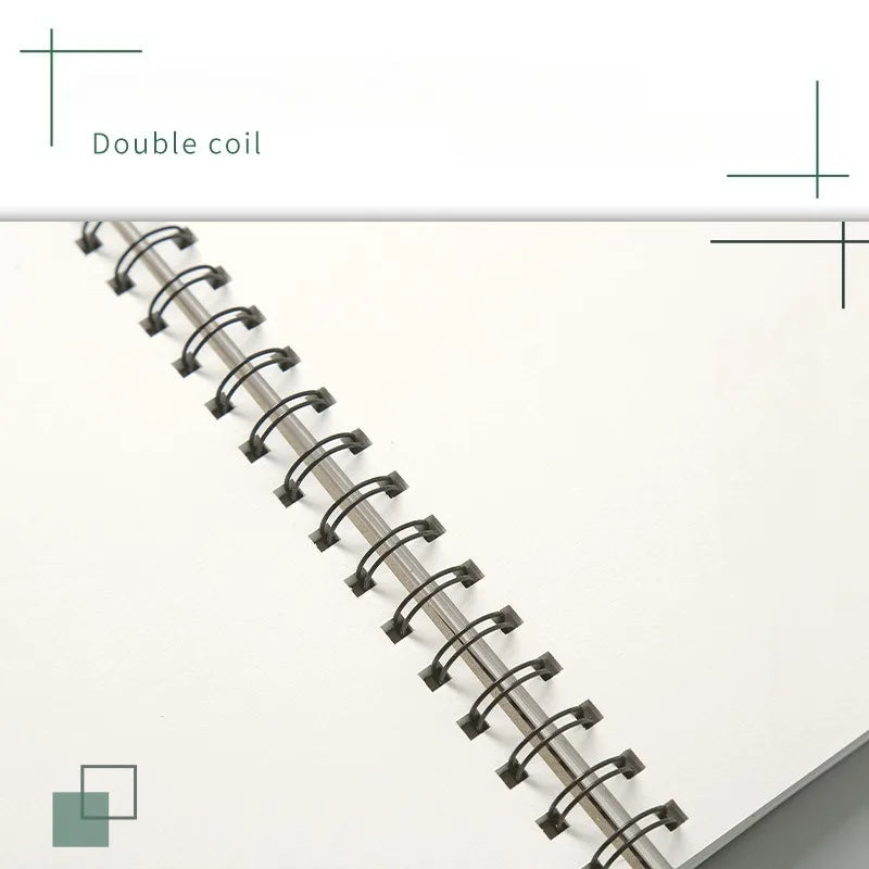 A3/A4/A5/A6 Sketchbook Top Spiral Binding Sketch Board 1 Pack of 30 Sheets Acid-Free Art Sketchbook Art Sketch Painting Writing