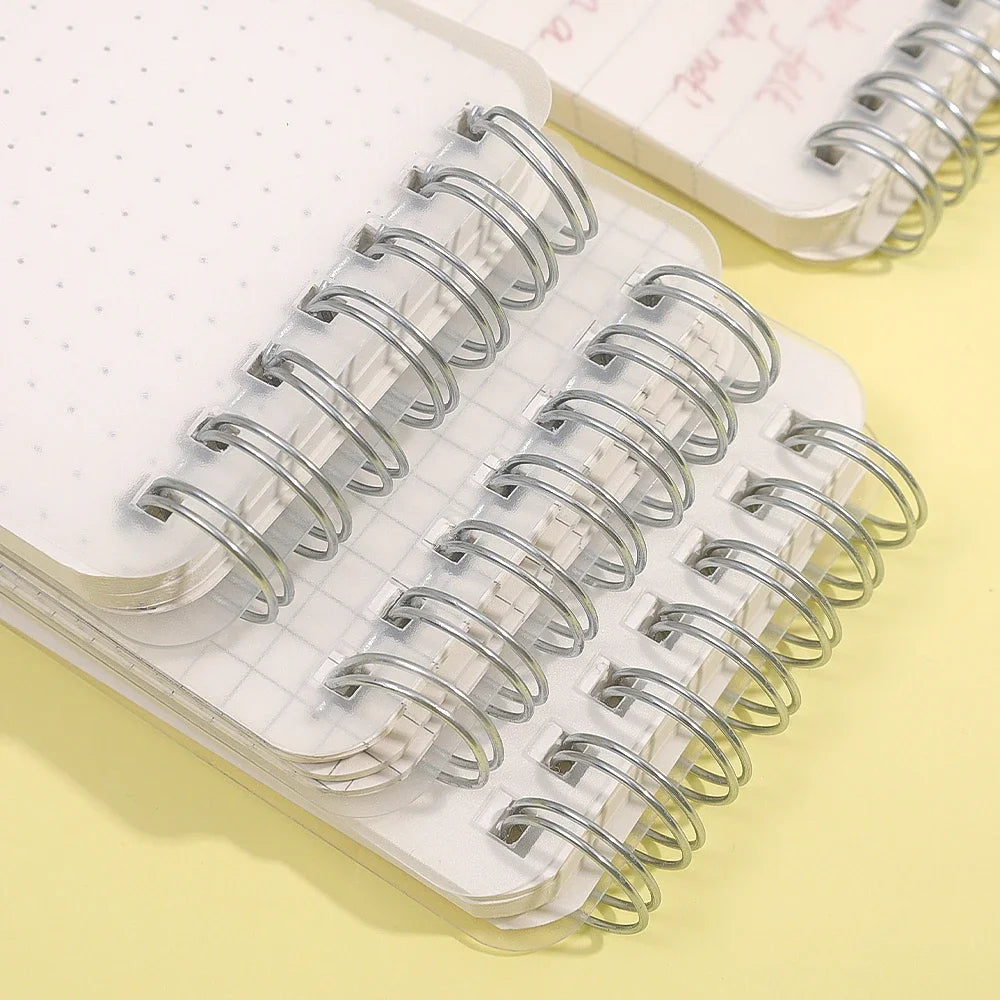 A7 Pocket Notebook Portable Mini Diary Planner Word Books Organizer Small Notepad Coil Booklet School Office Stationery