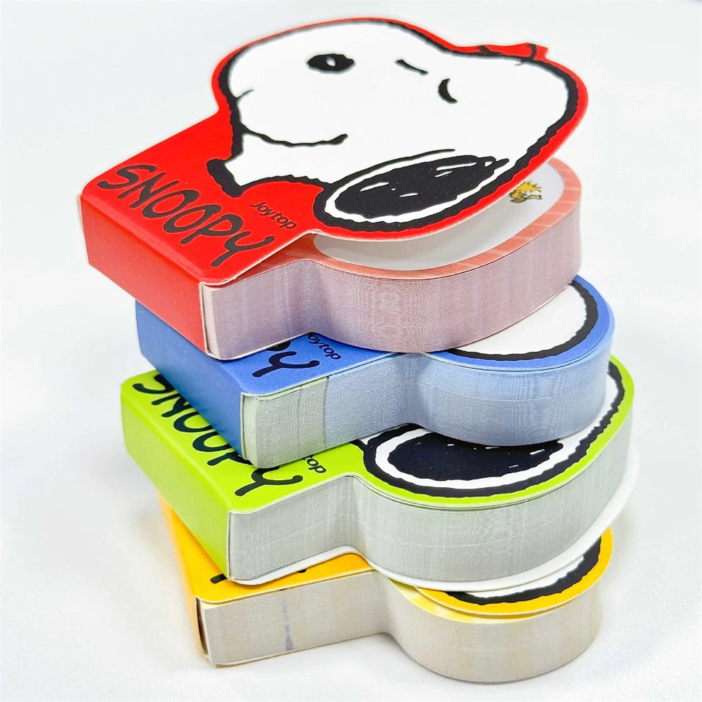 Anime Snoopy Mini Notebook Cartoon Snoopy Adventure Irregular Notebook Portable Pocket Book Message Books Student Stationery