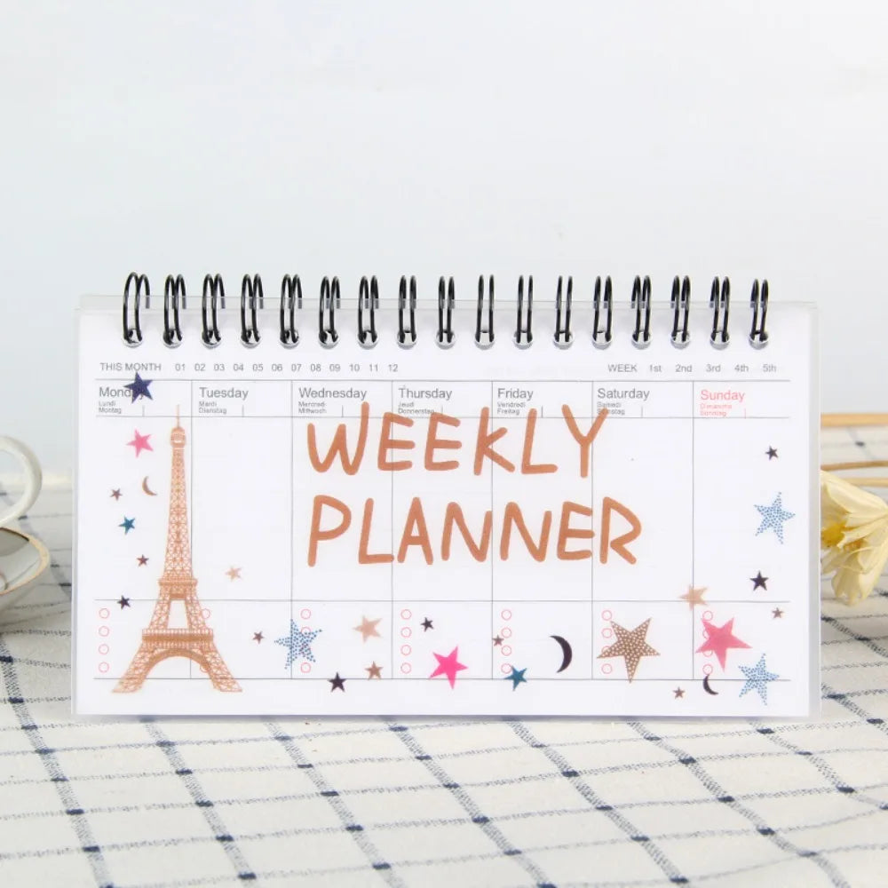 Student Diary Flip Notebook Notebook Agenda Book Diary Planner Weekly Planning Schedule