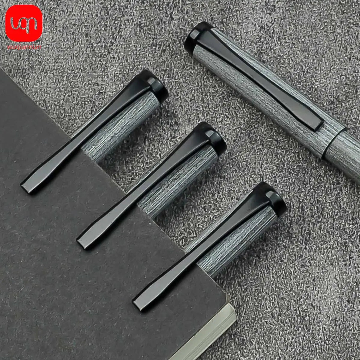 Wood grain style neutral pen writing evenly smooth personalized design durable for office and school supplies