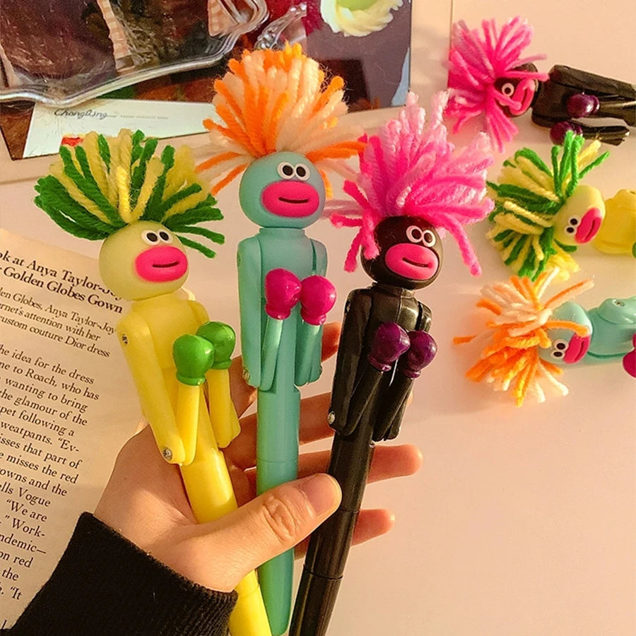 Ballpoint Pen, Funny Pen, Signature Pen 1.0, Cute Character Doll Pen, Boxing Pen, Writing Pen, Smooth Writing