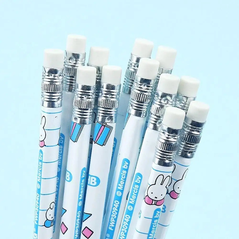 Miffy Rabbit Hb Pencil Anime Cartoon Simple Creative  Kawaii Student Sketching Drawing Daily Writing Pencil Stationery