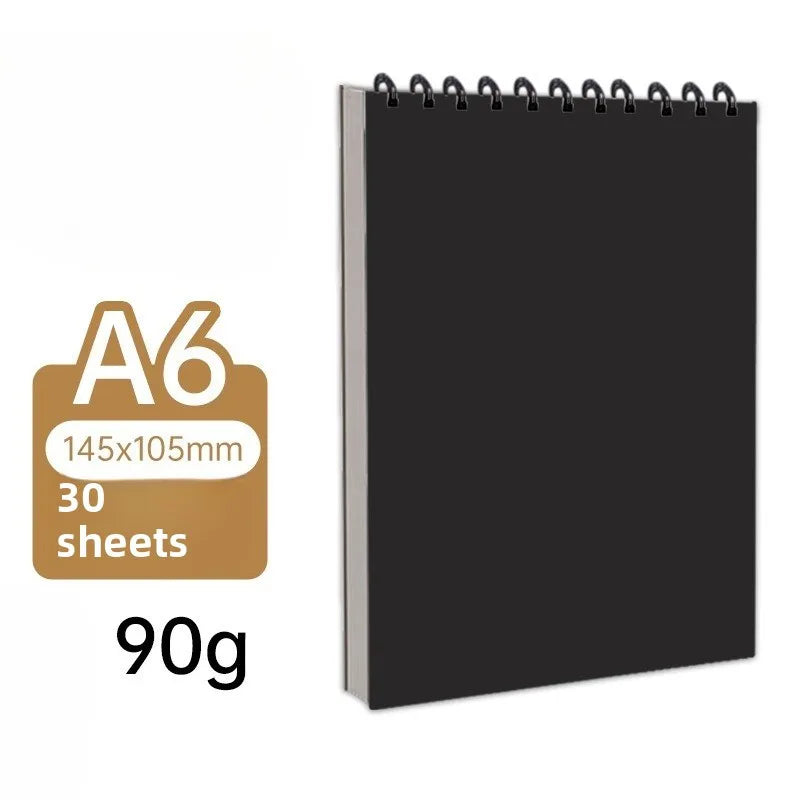 A3/A4/A5/A6 Sketchbook Top Spiral Binding Sketch Board 1 Pack of 30 Sheets Acid-Free Art Sketchbook Art Sketch Painting Writing