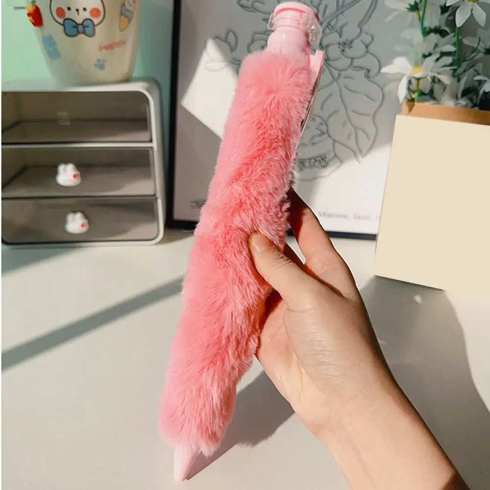 New Plush Big Ballpoint Pen Plastic Fun Gift Oversize Writting Pen Creative Props Toys Huge Neutral Pen School Office
