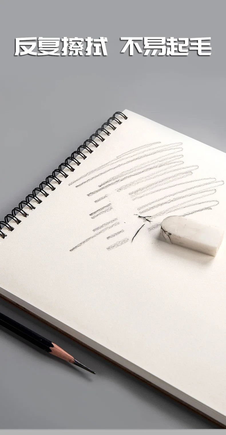 160g Professional Thick Sketchbook Sketch Drawing Paper 30 Sheets A5 A4 16K 8K Drawing Notebook Graffiti Book School Art Supplie