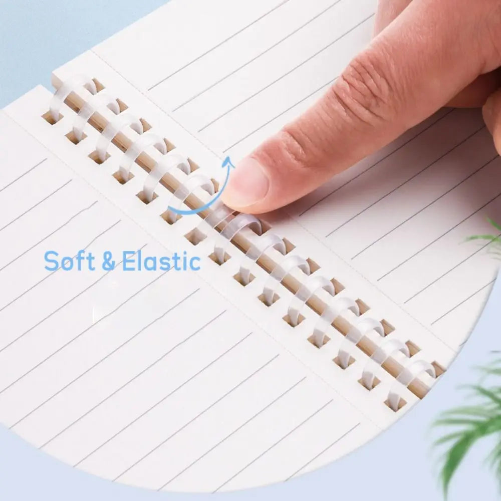 60Sheets/Book A5 Spiral Notebooks Perforated Pages Color Notepad Horizontal Line Inner Pages Diary Book Students