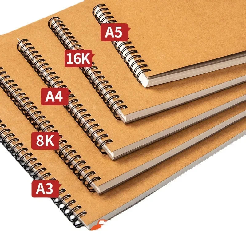 160g Professional Thick Sketchbook Sketch Drawing Paper 30 Sheets A5 A4 16K 8K Drawing Notebook Graffiti Book School Art Supplie