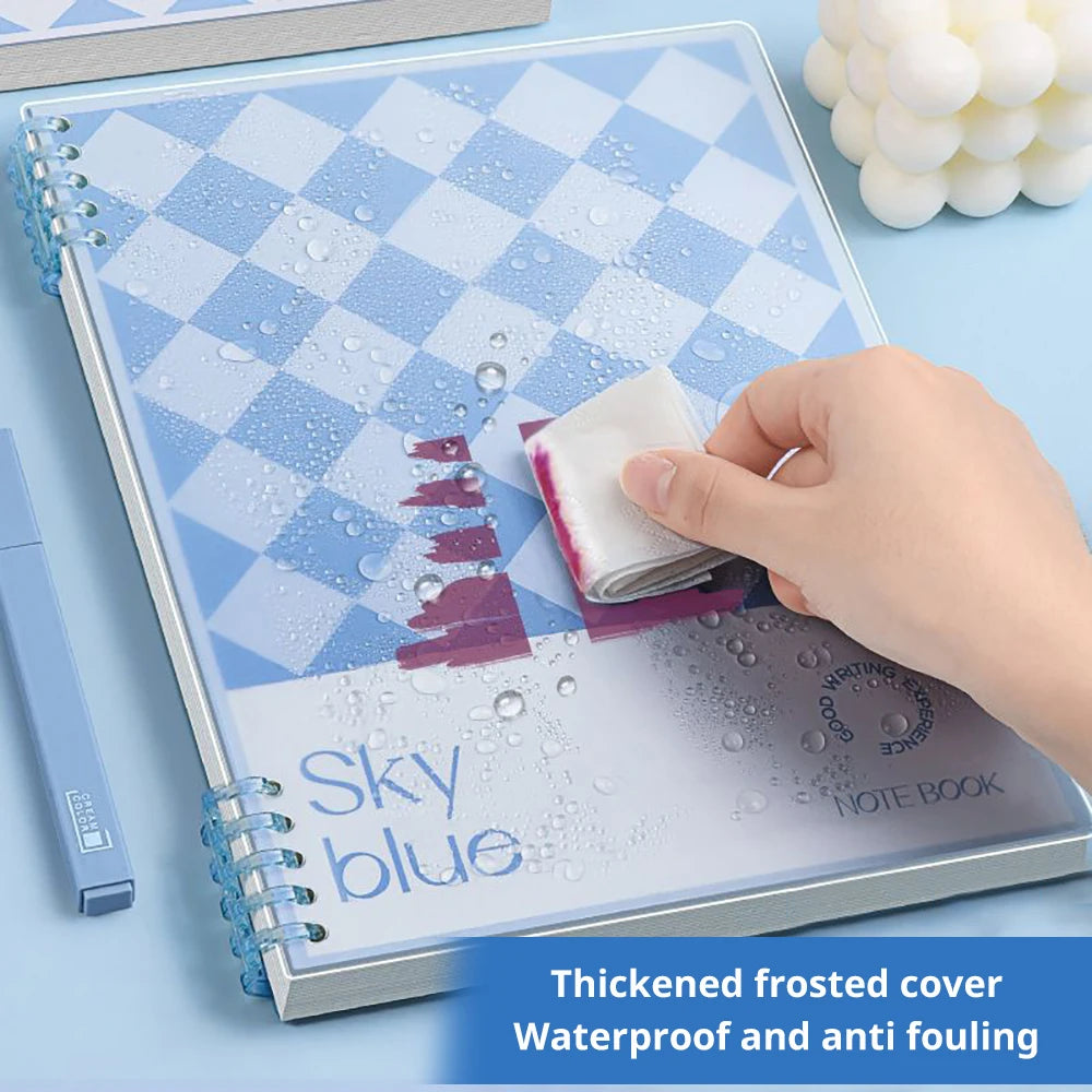 Grid Loose Leaf Notebook Detachable Notepad Office Supplies Learning Stationery