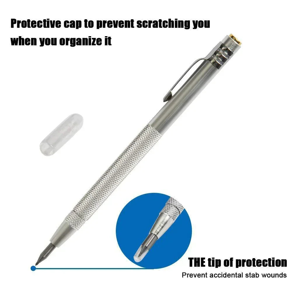 11/10/6/2pcs Diamond Scribing Pen  Carbide Tip Carbide Engraving Pen Nib Stylus Pens For Glass Ceramic Metal Hand Tool