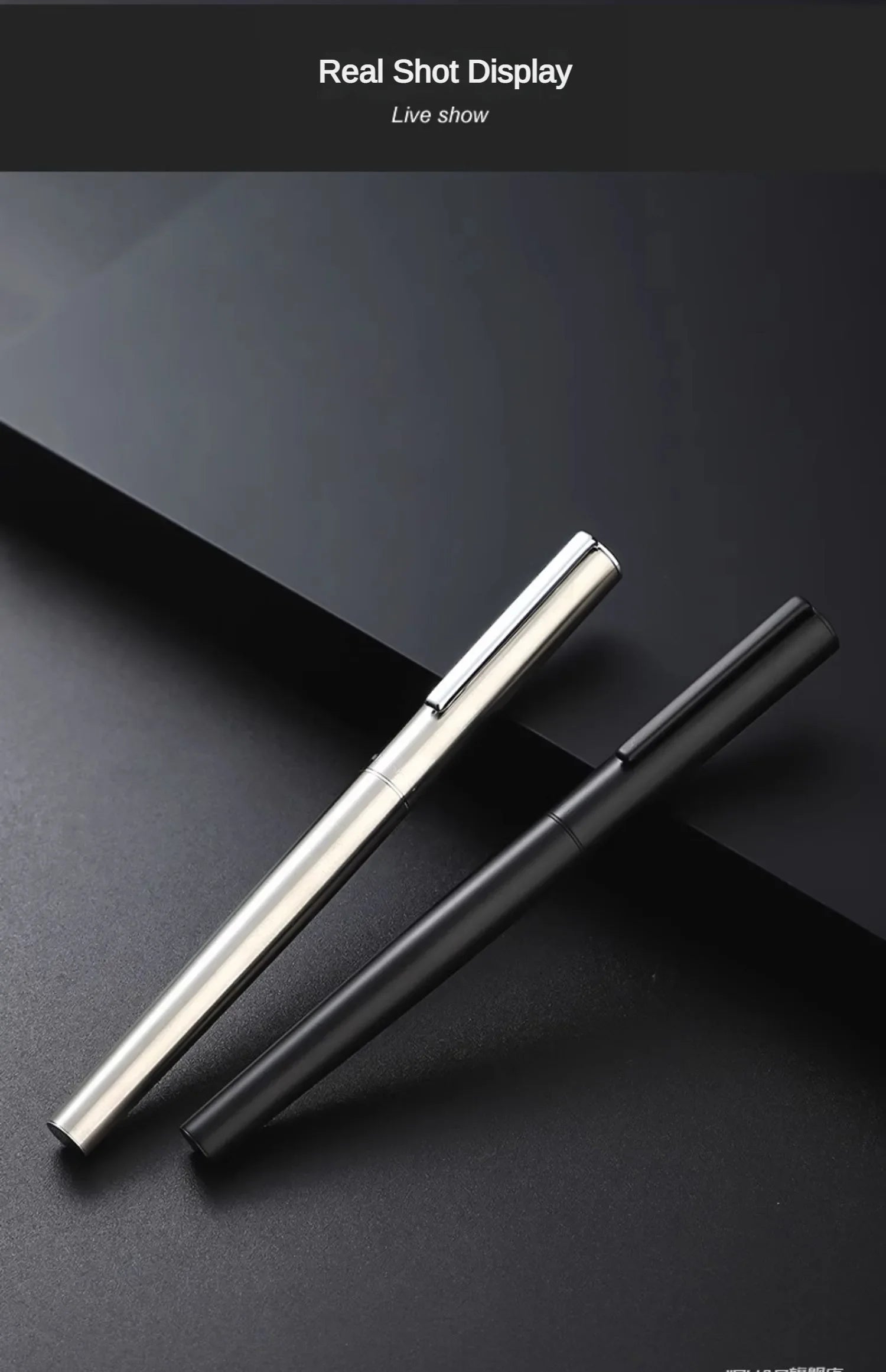 Jinhao 35 Fountain Pen All Steel Luxury Quality EF/ F Nib Calligraphy Writing Pen Stationery Business Office School Supplies