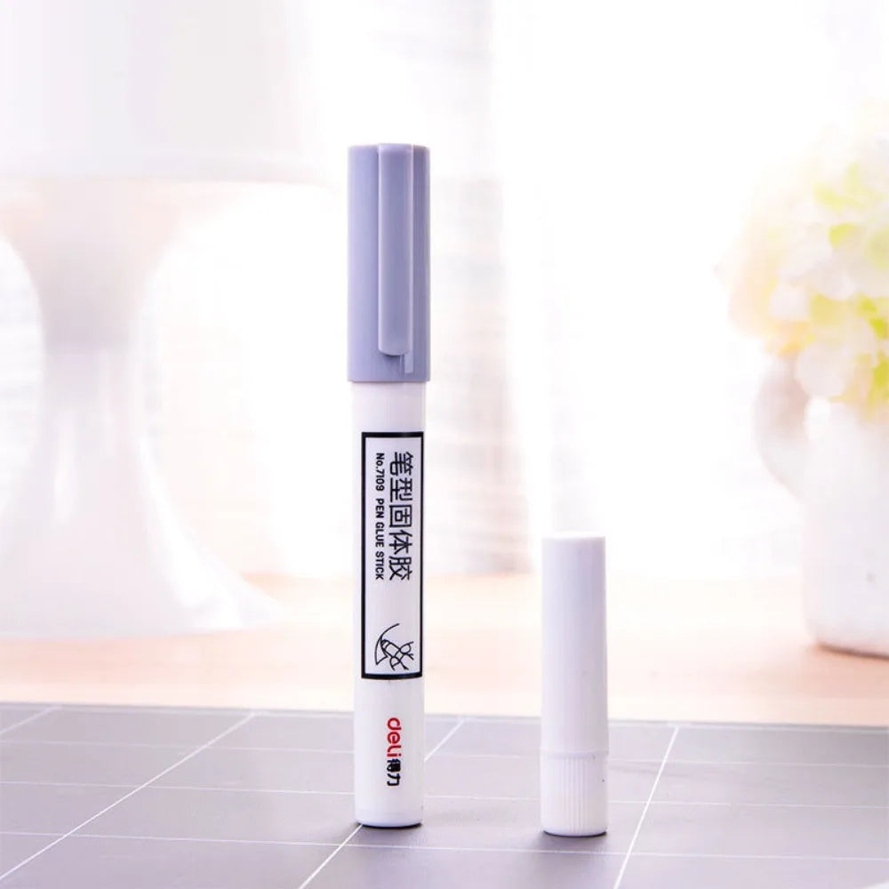 Pen Shaped Solid Adhesive Stick  Portable Strong Adhesive Transparent Adhesive DIY Handmade Glue School Office Stationery