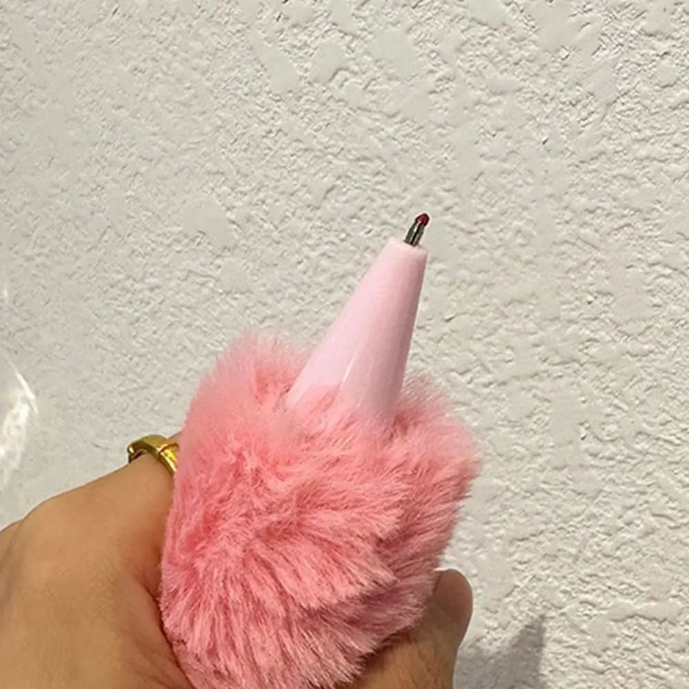 New Plush Big Ballpoint Pen Plastic Fun Gift Oversize Writting Pen Creative Props Toys Huge Neutral Pen School Office