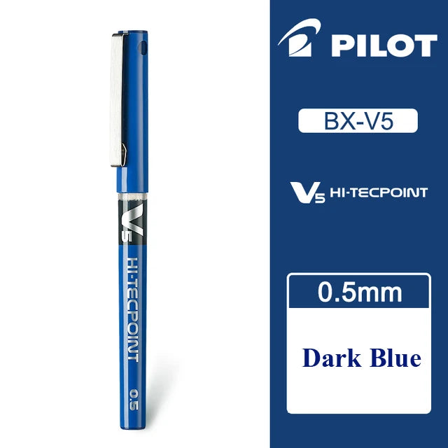 Japan PILOT Gel Pens BX-V5 Art Supplies Color Pen Office Accessories School Student Stationery Can Be Matched with Ink Bladder