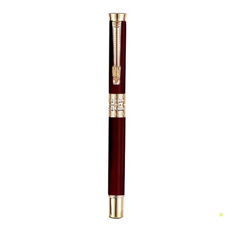 Classic Design Full Metal Brass Copper Roller Ballpoint Pen Business Men Gift Writing Pen Buy 2 Send Gift F19E