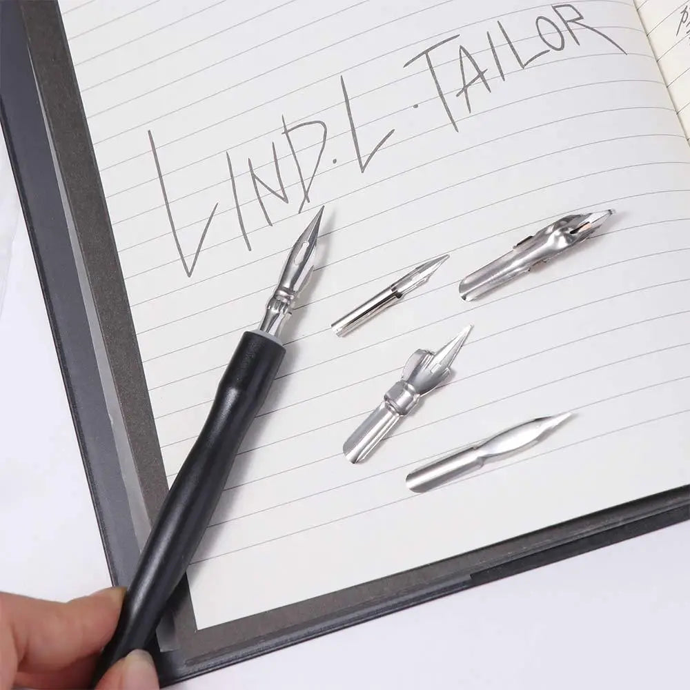 Durable Avoid Scrubbing Panel Line Pen Leaking Pen with 5 Nibs Infiltration Line Pen Plastic Assembly Permeation Pen Drawing