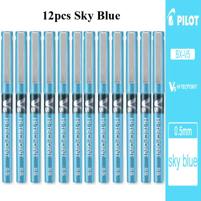 Japan PILOT Gel Pens BX-V5 Art Supplies Color Pen Office Accessories School Student Stationery Can Be Matched with Ink Bladder