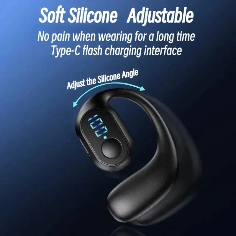 KY2 PRO Wireless Earphones Air Conduction OWS Headphone HiFi Ear-Hook Music Sports Noise Cancel Headset For All Smartphones