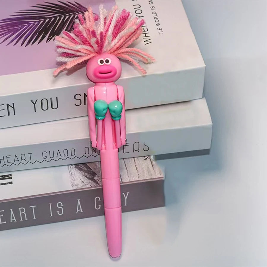 Ballpoint Pen, Funny Pen, Signature Pen 1.0, Cute Character Doll Pen, Boxing Pen, Writing Pen, Smooth Writing