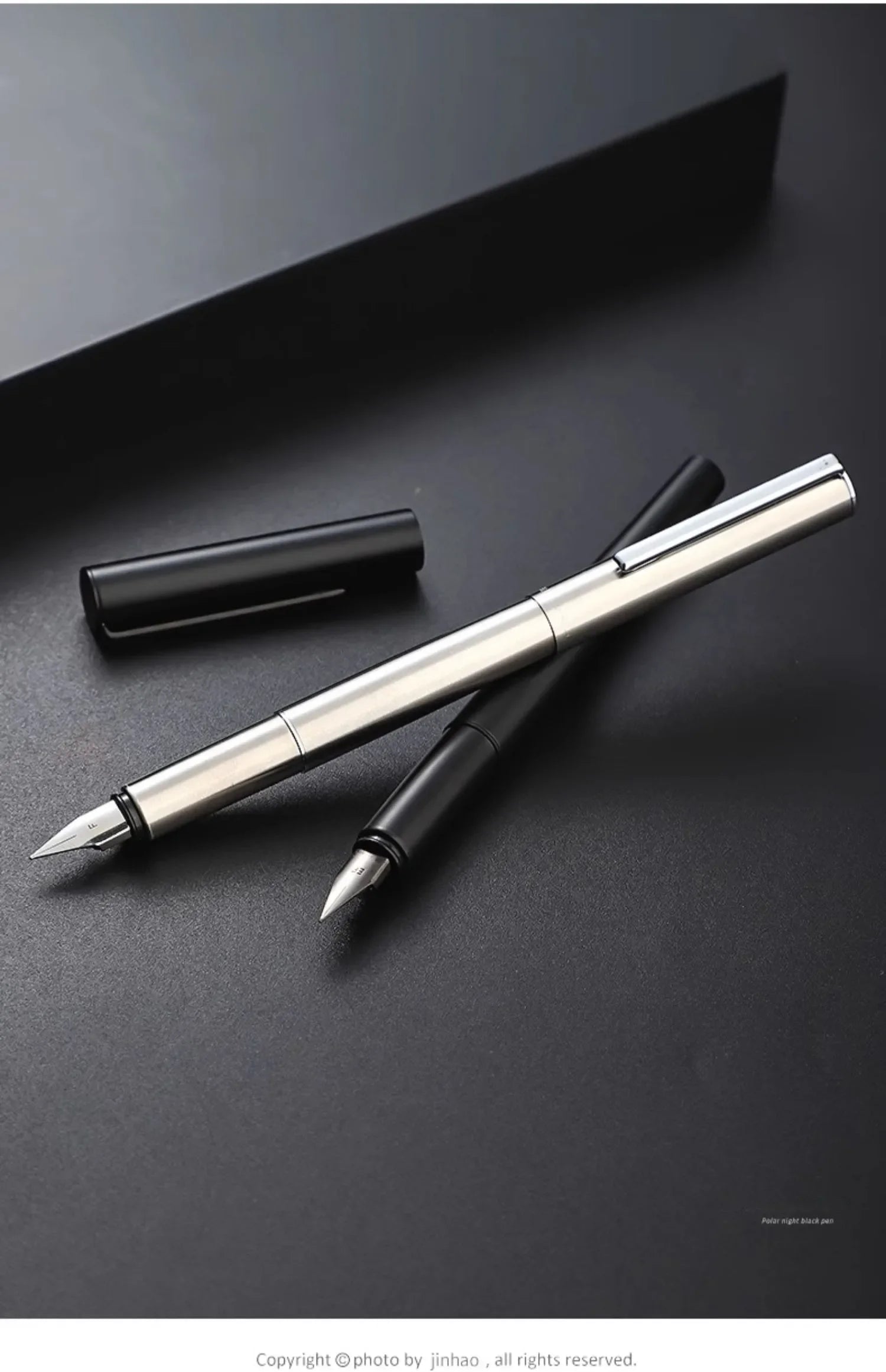 Jinhao 35 Fountain Pen All Steel Luxury Quality EF/ F Nib Calligraphy Writing Pen Stationery Business Office School Supplies