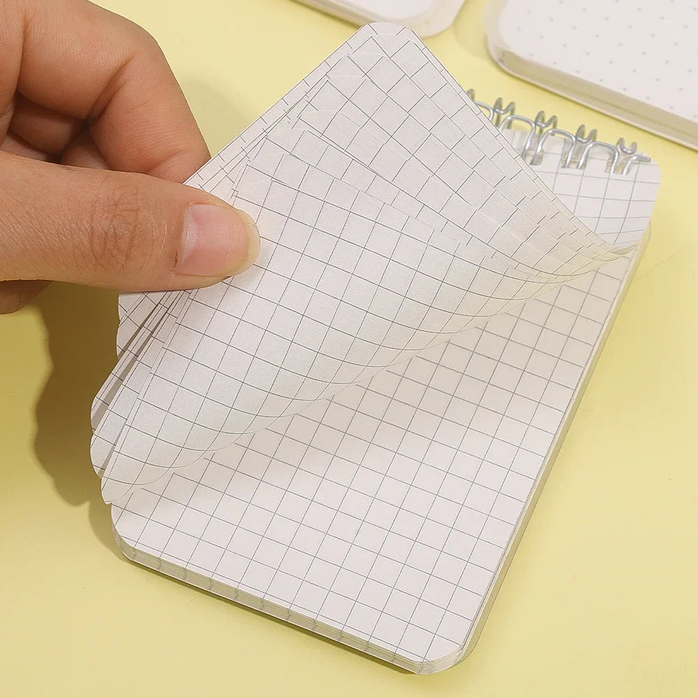 A7 Pocket Notebook Portable Mini Diary Planner Word Books Organizer Small Notepad Coil Booklet School Office Stationery
