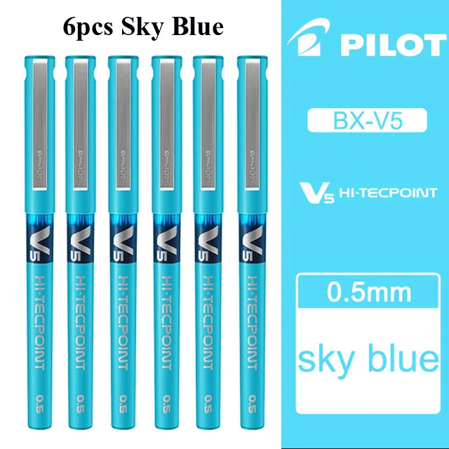 Japan PILOT Gel Pens BX-V5 Art Supplies Color Pen Office Accessories School Student Stationery Can Be Matched with Ink Bladder