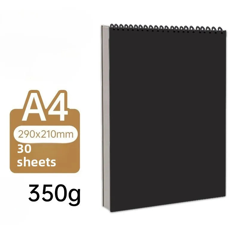 A3/A4/A5/A6 Sketchbook Top Spiral Binding Sketch Board 1 Pack of 30 Sheets Acid-Free Art Sketchbook Art Sketch Painting Writing