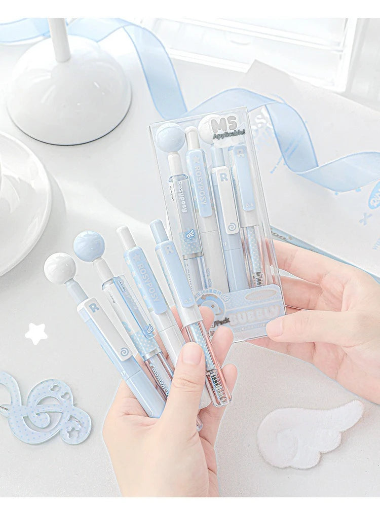 4PC Neutral Pen  Short Pen  4-Pack  High Aesthetic Value  360  Rotation  Decompression  And Problem  Solving Pen