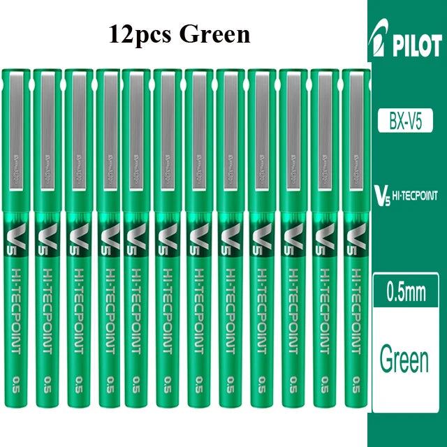 Japan PILOT Gel Pens BX-V5 Art Supplies Color Pen Office Accessories School Student Stationery Can Be Matched with Ink Bladder