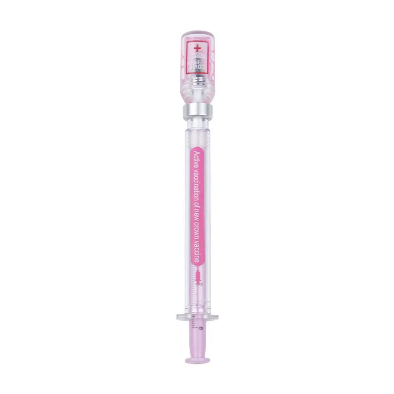 3 pcs/set,1-3-5 set Creative Novelty Syringe Peculiar Shape Stationery 0.5 MM Cute Gel Pen