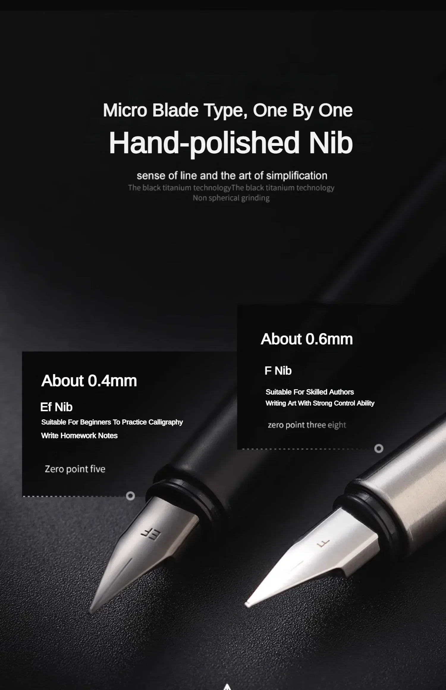 Jinhao 35 Fountain Pen All Steel Luxury Quality EF/ F Nib Calligraphy Writing Pen Stationery Business Office School Supplies