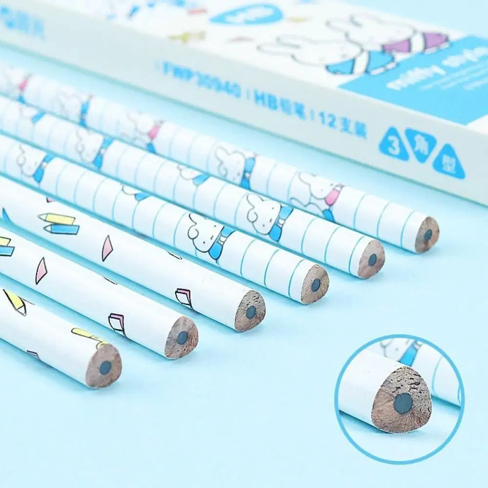 Miffy Rabbit Hb Pencil Anime Cartoon Simple Creative  Kawaii Student Sketching Drawing Daily Writing Pencil Stationery