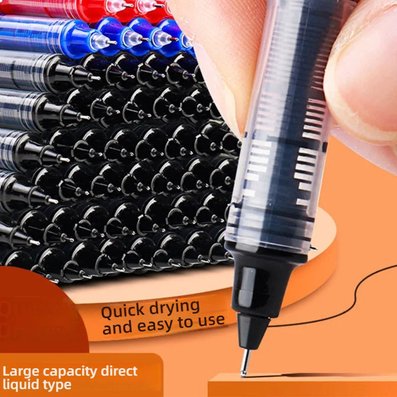 Ballpoint Pens Set: 24/40/80 Black + 3/5/10 Blue/Red | Smooth Writing for University, Office & School | Quick-Drying Ink, Comfor
