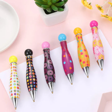 Diamond drawing tool pen, bowling ball shaped dot diamond pen, new style of diamond painting dot diamond pen