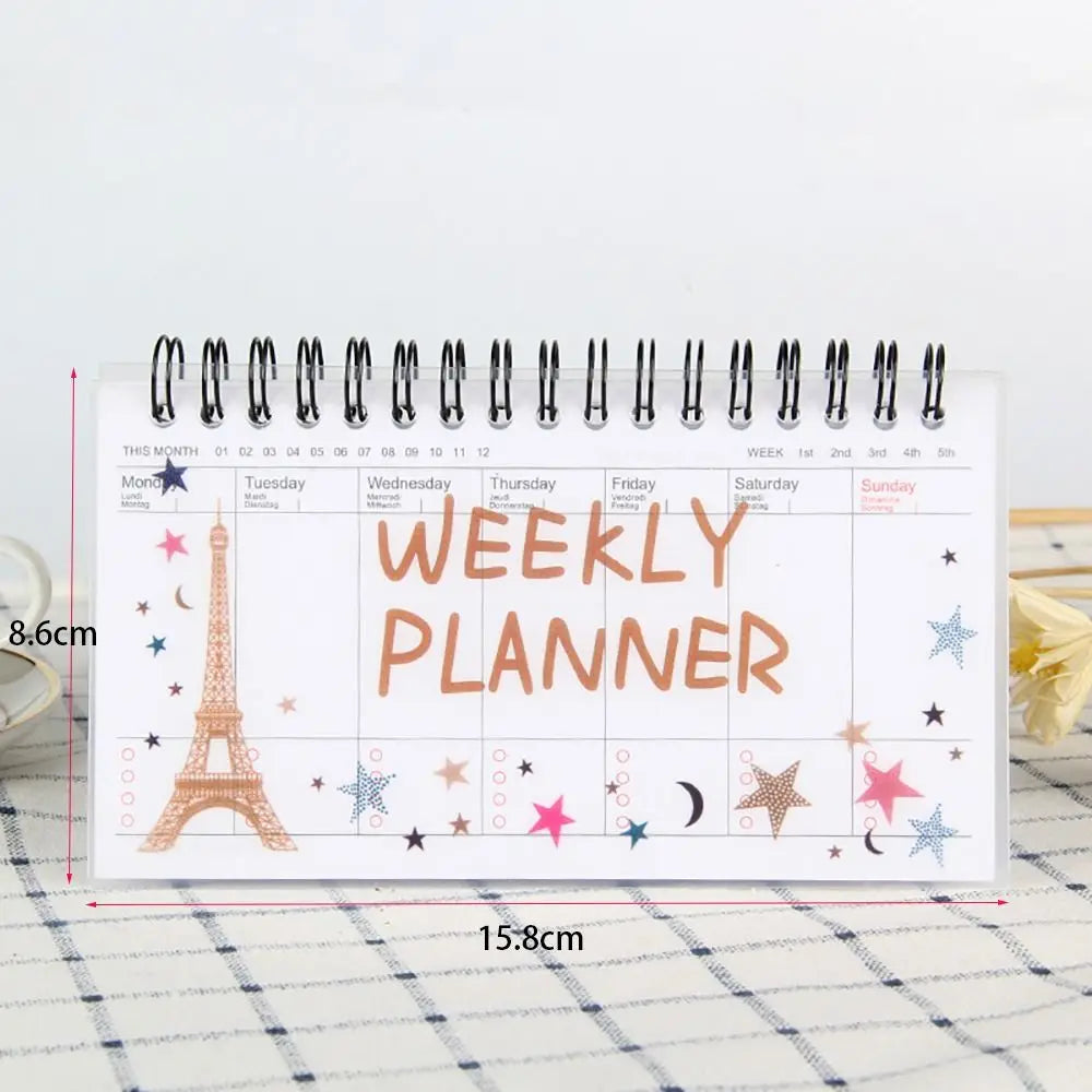 Student Diary Flip Notebook Notebook Agenda Book Diary Planner Weekly Planning Schedule