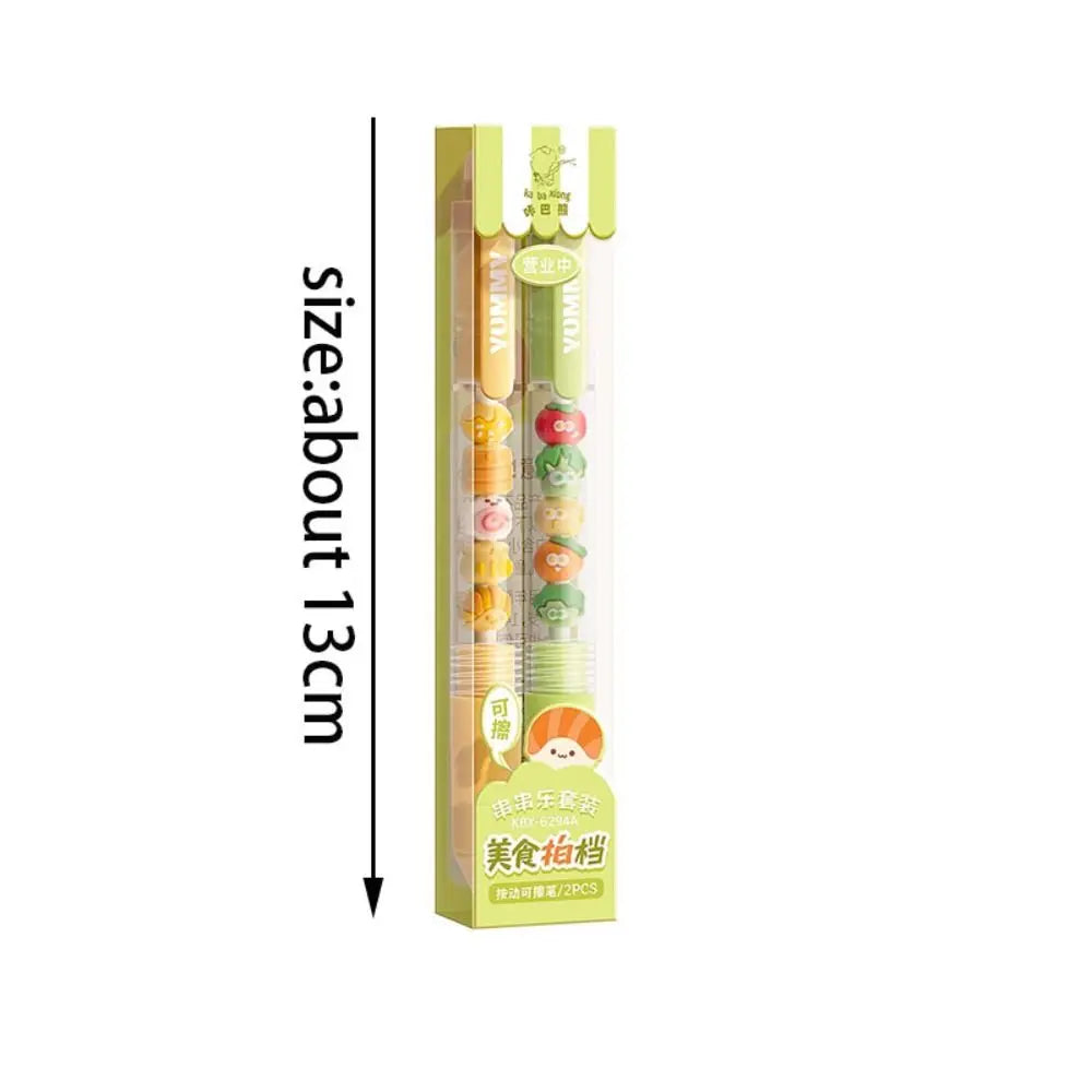 Gifts Writing Stationery Press Gel Pen Beads Student Pen Panda Cherry Blossom String Pen DIY Erasable Decompression Pen